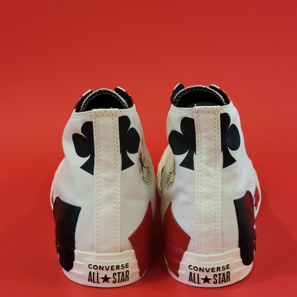 Converse CTAS Hi 'Queen of Hearts' Unisex Sneakers 165669C NWT - Picture 5 of 6